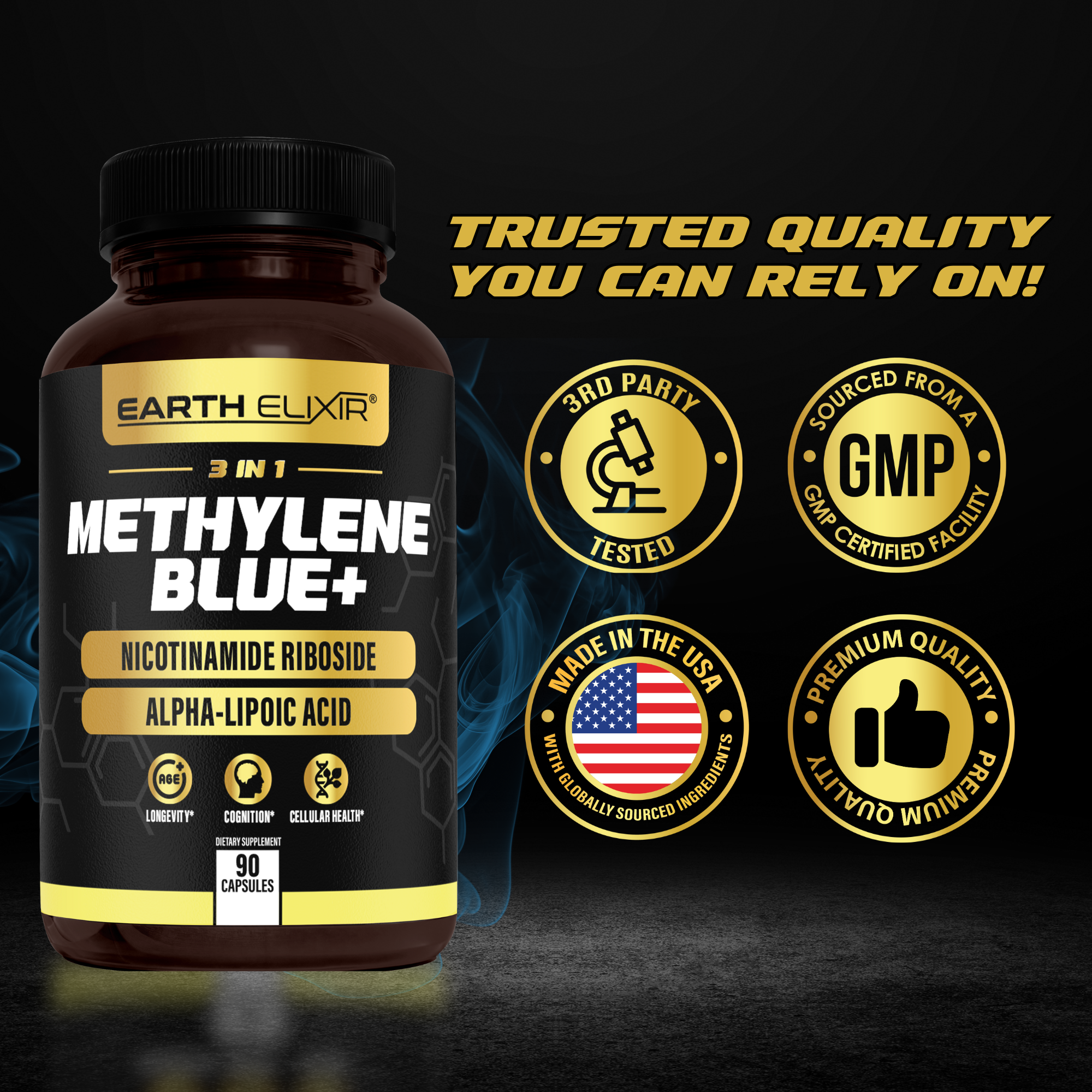 Methylene Blue with Alpha Lipoic Acid & Nicotinamide Riboside