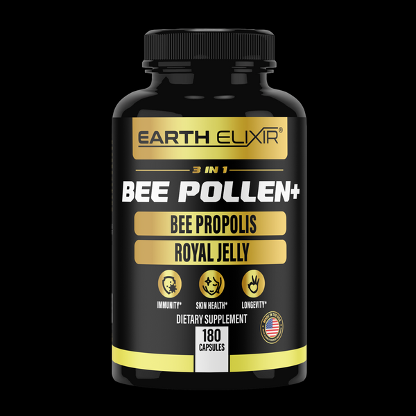 Bee Pollen, Propolis & Royal Jelly Supplement | Earth Elixir