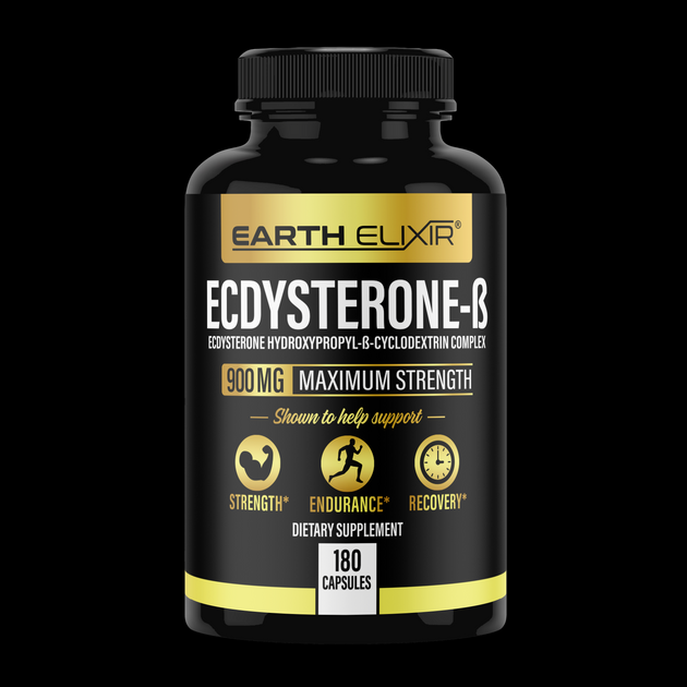 Earth Elixir Ecdysterone Supplement 940mg 180 capsules
