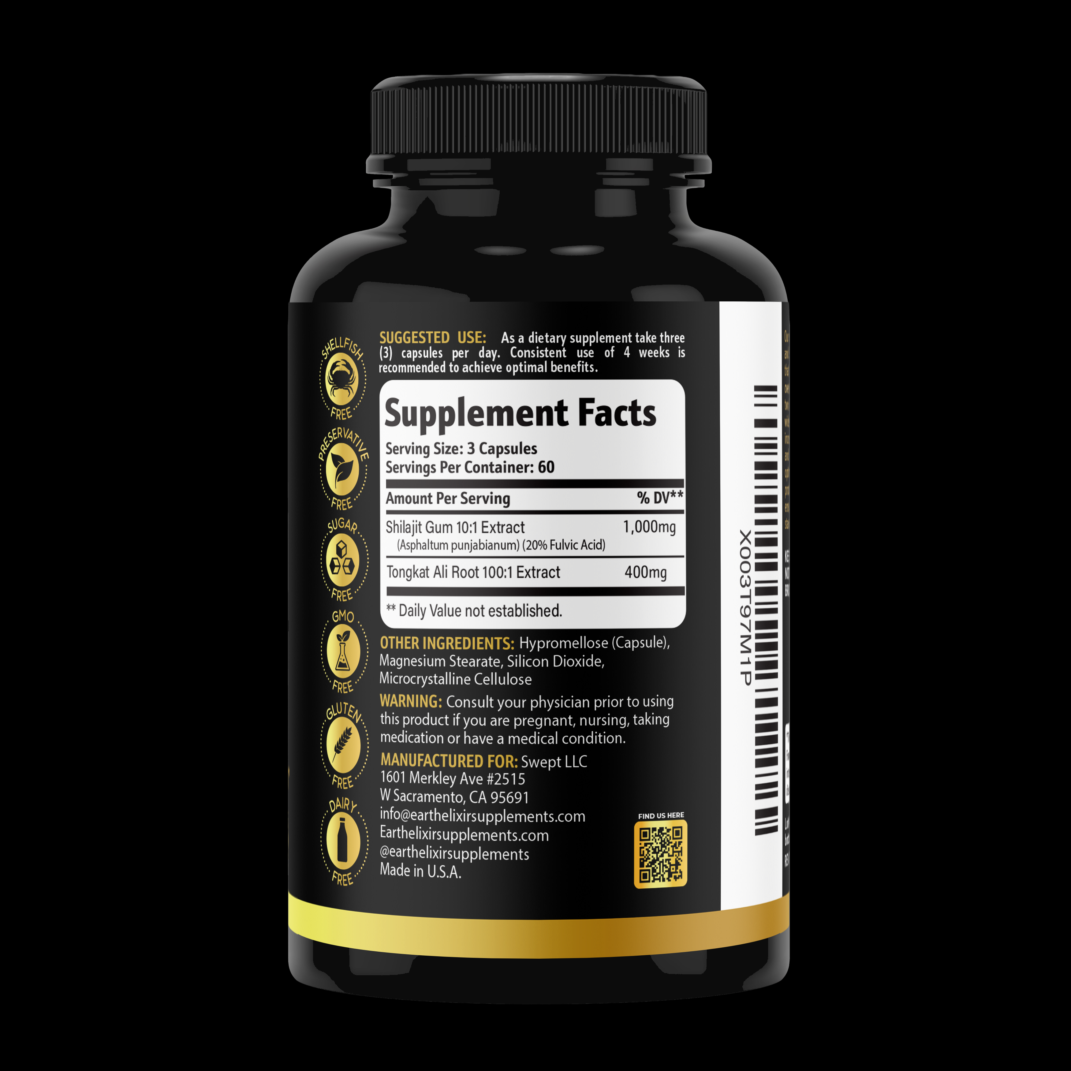 Shilajit and Tongkat Ali