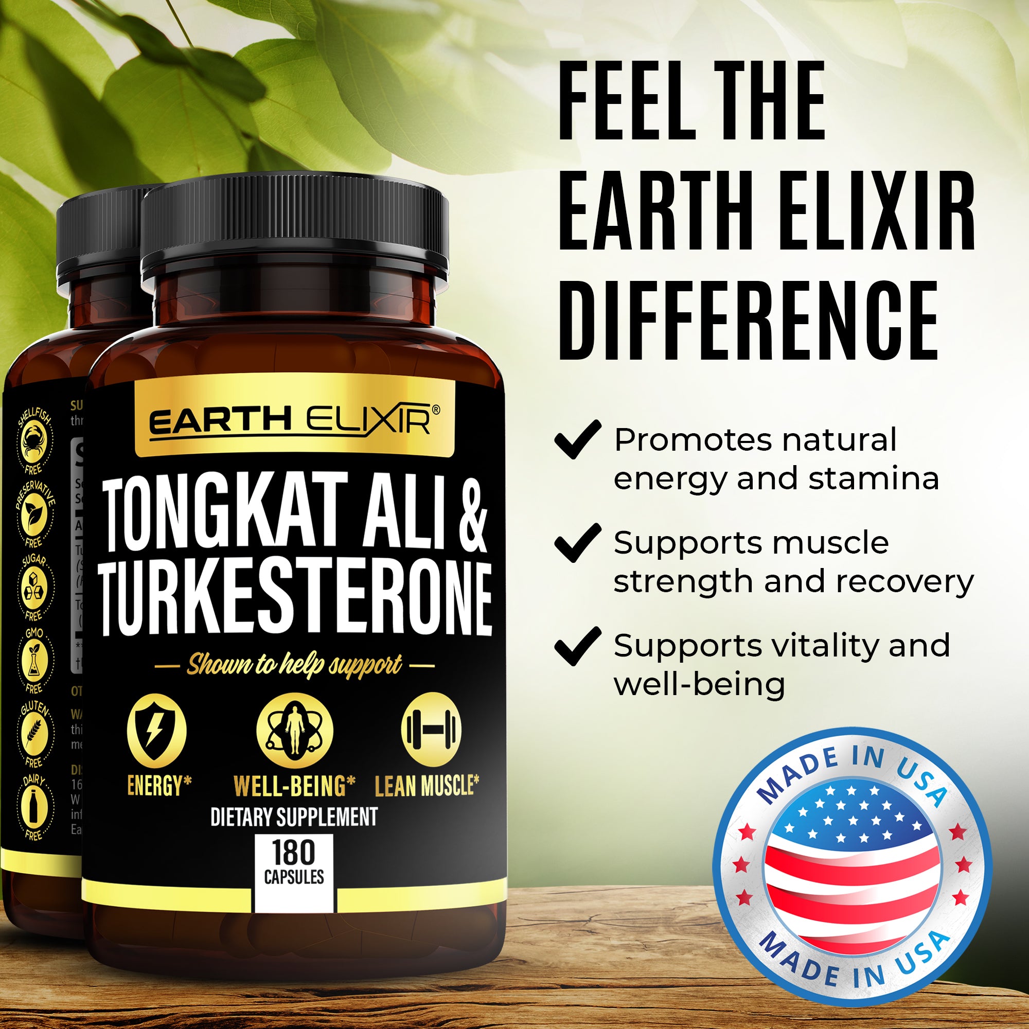 Turkesterone and Tongkat Ali
