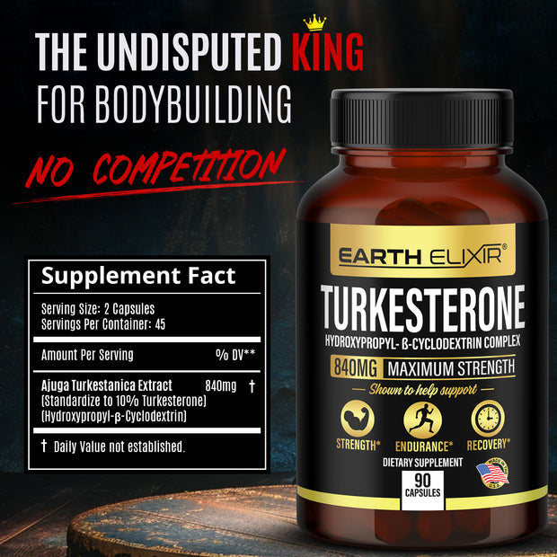 Turkesterone 840 mg (90 Capsules)